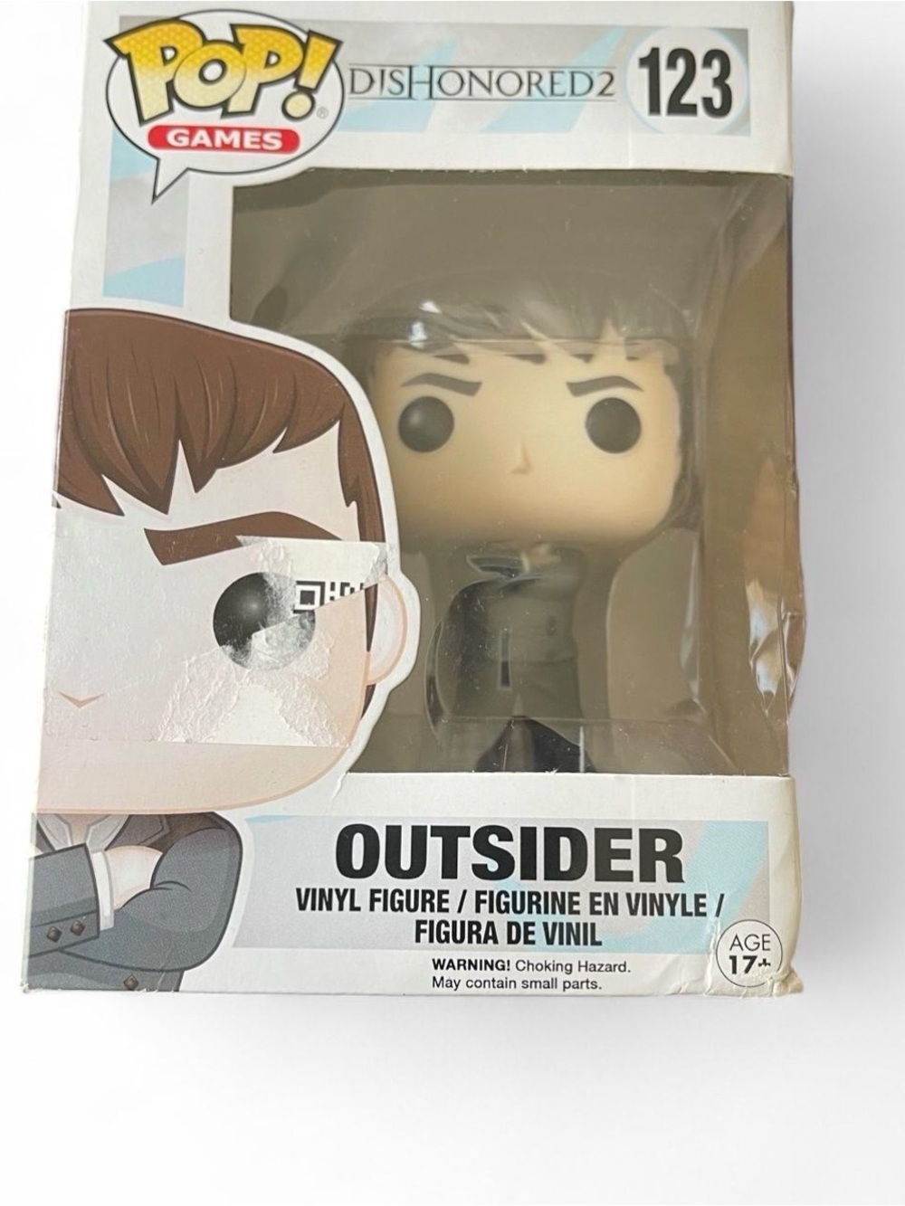 Funko Pop Games Dishonored 2 The Outsider #123 Bethesda Vinyl Figure